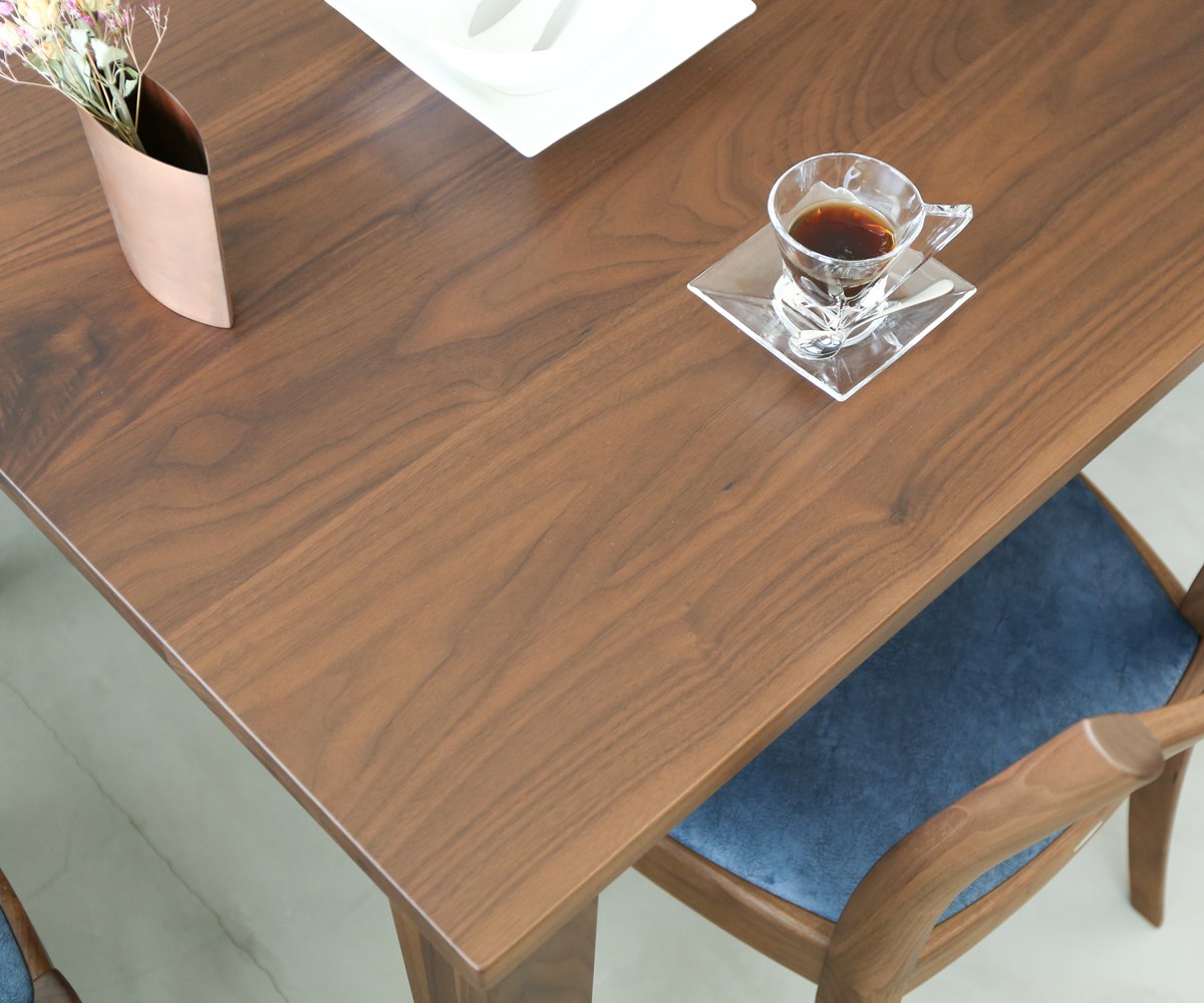 With ダイニングテーブル 角型長方形(角テーパー脚) DINING TABLE イバタインテリア オンラインストア